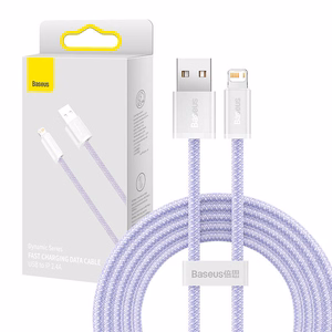 Baseus Dynamic kabelis USB uz Lightning, 2.4A, 2m (violets)