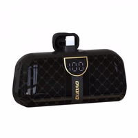 Power Bank Dudao "K20SL" Melns 5000mAh + iebūvēts Lightning savienojums