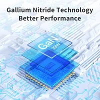 Rock sienas lādētājs T88 Sugar Cube Series GaN - Type C - QC 3.0 PD 33W 3A balts