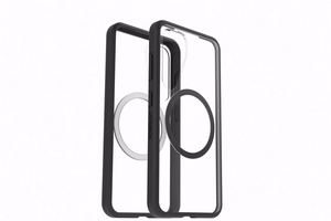 Samsung React Magnet Case vāciņš Samsung Galaxy S25 telefonam, melns