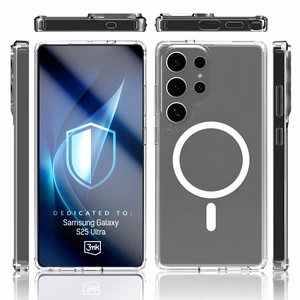 3mk Armor Magnētiskais apvalks Samsung Galaxy S25 Ultra viedtālrunim - caurspīdīgs