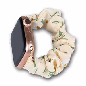 Auduma Apple Watch siksniņa 42/44/45mm siksna aproce elastīga siksniņa - dzeltena