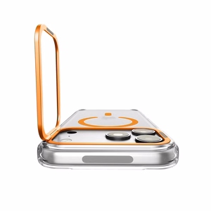 Spigen Ultra Hybrid Optik S MagSafe maciņš iPhone 18 Pro Max / 17 Pro Max, caurspīdīgs oranžs