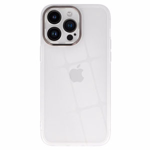 Viedtālruņa apvalks Iphone 13 Pro - balts caurspīdīgs