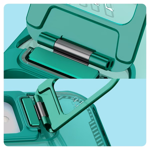 Nillkin Iceblade Prop viedtālruņa apvalks ar statīvu iPhone 16e - zaļš