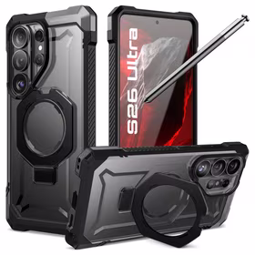 Supcase UB Grip Mag MagSafe futrālis Samsung Galaxy S26 Ultra - Melns