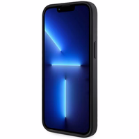 Guess GUHMP14MP4RPSK iPhone 14 Plus 6.7" melns/melns cietais apvalks 4G Printed Stripes MagSafe