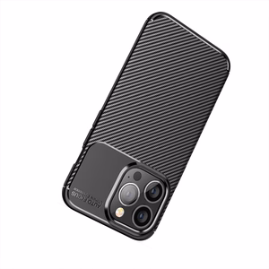 Viedtālruņa apvalks CARBON PREMIUM IPHONE 12 / 12 Pro melns