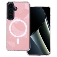 Flash Mag maciņš for Samsung Galaxy S24 / S25 rozā