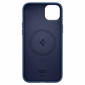 Spigen Silicone Fit Mag futrālis ar MagSafe priekš iPhone 14 Plus - Zils