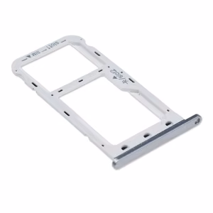 SIM kartes turētājs Huawei P9 Lite Mini/Y6 Pro 2017 sudrabs oriģināls (service pack)