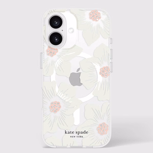 Kate Spade New York Protective MagSafe - Case for iPhone 16 (Hollyhock Floral)
