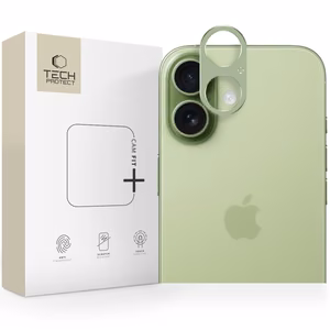 Tech-Protect Camalloy Fit+ kameras stikls iPhone 17 zaļš