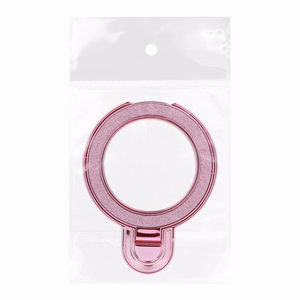 Tālruņa statīvs CIRCLE GLITTER – lipīgs – rozā