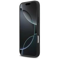 Mercedes Gludas Ādas Magnētiskais viedtālruņa apvalks iPhone 17 Pro Max - melns
