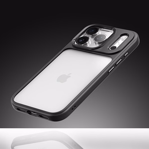 Чехол Rock Guard Lens Protection Series для iPhone 17 Pro прозрачно-чёрный