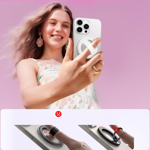 Joyroom JR-ZS500 magnētiskais gredzens, saderīgs ar MagSafe turētāju - balts