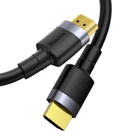 Baseus Cafule HDMI / HDMI 2.0 4K 60 Hz 3D 18 Gbps kabelis 2 m – melns