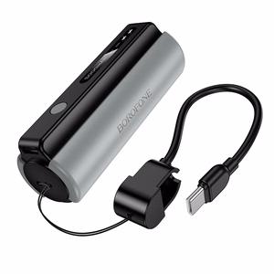 Borofone Внешний аккумулятор 5000mAh BJ87 Star - Type C - с фонариком чёрный