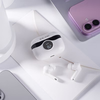 Blavec Bluetooth TWS austiņas BW-04 Prime Active ANC+ENC (BW04PA-W) baltas