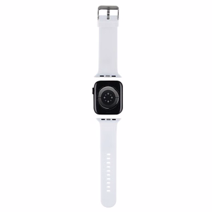 Karl Lagerfeld 3D Rubber Karl&Choupette Heads ремешок Apple Watch 38/40/41mm - белый
