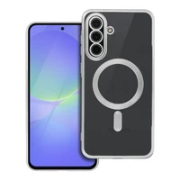 ELECTRO MAG COVER viedtālruņa apvalks saderīgs ar Magnētisko MagSafe SAMSUNG A36 sudraba