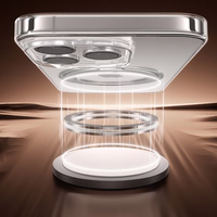 Joyroom JR-16JL6 iPhone 16 Pro Max īpaši plāns MagSafe saderīgs apvalks ar 360° gredzenveida statīvu - melns