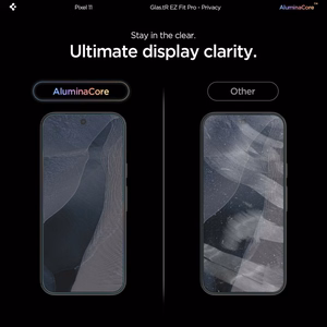 Spigen Glas.tR EZ Fit Pro HD 2 privātuma rūdītu stiklu komplekts Google Pixel 10 / 11