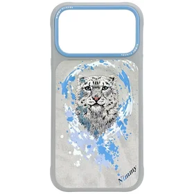 Nimmy Pantera Magnētiskais viedtālruņa apvalks iPhone 17 Pro - gaiši pelēks