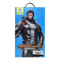 5D Mr. Monkey stikls - Samsung Galaxy S25 melns (Strong Lite)