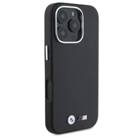 BMW M Smooth Full Wrapped Metal MagSafe Viedtālruņa apvalks Apple iPhone 16 Pro Max - melns