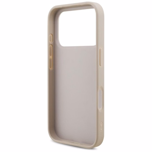 GUESS GUE005597 (4G PU Big Logo) aizsargvāciņš ierīcei iPhone 18 Pro / 17 Pro, krāsa – rozā
