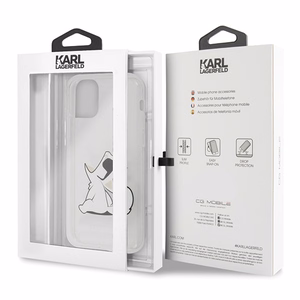 Чехол Karl Lagerfeld Choupette Fun для iPhone 11 / Xr - прозрачный