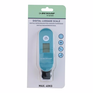 Dunlop digital luggage scale up to 40 kg, turquoise