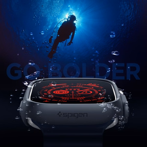 Spigen Thin Fit viedtālruņa apvalks Apple Watch Ultra (49mm) - melns