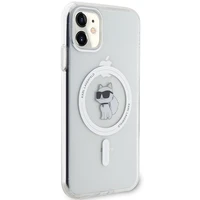 Karl Lagerfeld IML Choupette MagSafe apvalks iPhone 11 / Xr - caurspīdīgs
