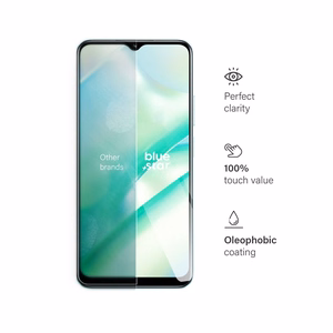 Tempered glass to Realme C33 Blue Star
