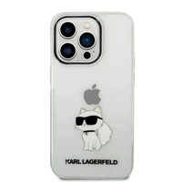 Karl Lagerfeld KLHCP14XHNCHTCT iPhone 14 Pro Max 6.7" caurspīdīgs cietais apvalks Ikonik Choupette