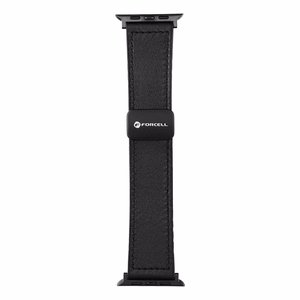 Strap to Apple Watch Forcell F-Design FA21 magnetic eco-friendly leather 38 / 40 / 41 mm black