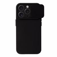 Camshield Mīksts viedtālruņa apvalks iPhone 15 Pro melns