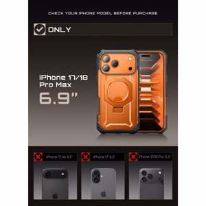 Supcase Grip Pro Mag MagSafe vāciņš iPhone 18 Pro Max / 17 Pro Max – oranžs