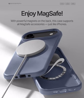 Korpuss Mercury Pure Magsafe Silicon Case Apple iPhone Air lavander pelēks