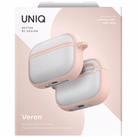 Uniq Veren korpuss AirPods Pro 3 - rozā krāsā