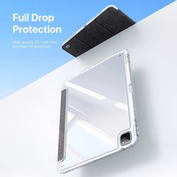 DUX DUCIS planšetdatora maciņš (m) UNID saliekams ar zīmuli uzglabāšanas vietu iPad Pro 13 (2024) melns