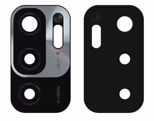 Xiaomi Redmi Note 10 5G lens priekš camera melns Melns 48MP (only lens) ORG