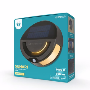 Forever Light Solar LED Lampa SUNARI FLS-13 32*SMD PIR 6W 300lm 3000K 1200mAh Li-ion
