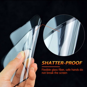 5D pilnībā līmējams hibrīdstikls Bestsuit Flexible Samsung S25 EDGE, melns