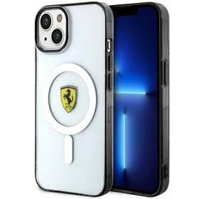 Ferrari FEHMP14SURKT iPhone 14 6.1" caurspīdīgs cietais viedtālruņa apvalks kontūras magnētiskais (MagSafe)