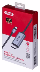 Unitek USB-C uz DisplayPort 1.4 adapteris 8K@60Hz 1.8m