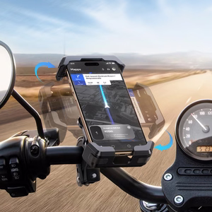 Joyroom JR-ZS428 triecienizturīgs stūres turētājs motociklam, velosipēdam, skuterim - melns